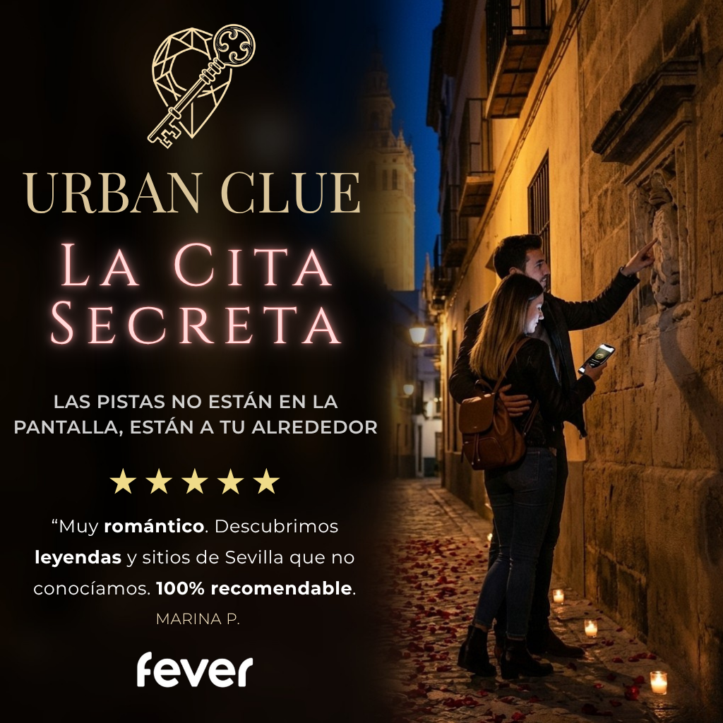 Pareja explorando el Barrio de Santa Cruz de Sevilla